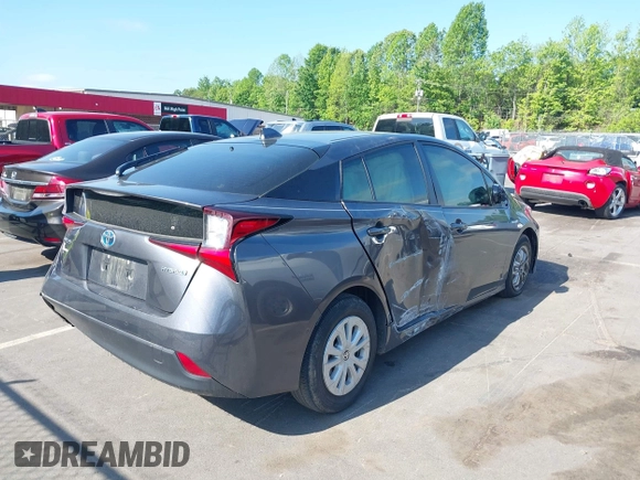 2022 Toyota Prius L Eco z VIN JTDKAMFU5N3188480, wystawiony jako IAAI lot #42146176 z przebiegiem 35 554 mil mil oraz . Historia ofert i sprzedaży dostępna na DreamBid. Obrazek 4.