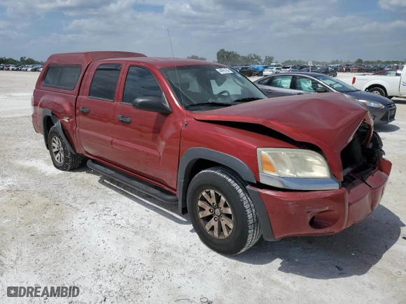 2008 Mitsubishi Raider LS with VIN 1Z7HC28K58S588087, listed as a Copart auction lot 72013544 with 164134 miles and Non Repairable. Bid and sale history available at carsss.com. Image 4.