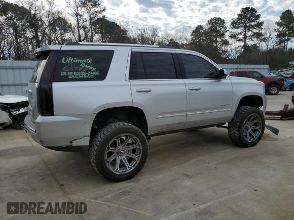 2017 GMC Yukon Denali with VIN 1GKS1CKJ9HR248322, listed as a Copart auction lot 44234235 with 153,818 mi miles and Clean Title. Bid and sale history available at carsss.com. Image 3.