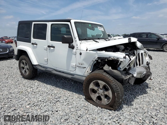 2018 Jeep Wrangler Unlimited Sahara z VIN 1C4BJWEGXJL838339, wystawiony jako Copart lot #54161375 z przebiegiem 70 556 mil mil oraz Szkoda całkowita • Salvage title. Historia ofert i sprzedaży dostępna na DreamBid. Obrazek 4.