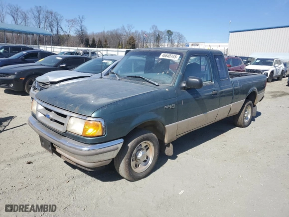 1995 Ford Ranger Splash with VIN 1FTCR14X7SPB18458, listed as a Copart auction lot 46648145 with 342,905 mi miles and Clean Title. Bid and sale history available at carsss.com. Image 1.