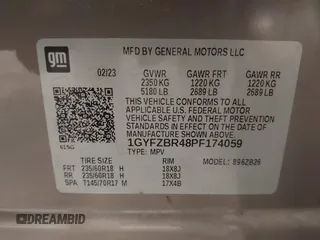 2023 Cadillac XT4 AWD Luxury with VIN 1GYFZBR48PF174059, listed as a IAAI auction lot 41505630 with 4,757 mi miles. Bid and sale history available at carsss.com. Image 9.