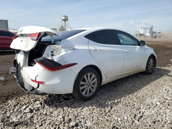 2015 Hyundai Elantra SE with VIN 5NPDH4AE1FH644209, listed as a Copart auction lot 48776605 with 115,247 mi miles and Salvage Title. Bid and sale history available at carsss.com. Image 3.
