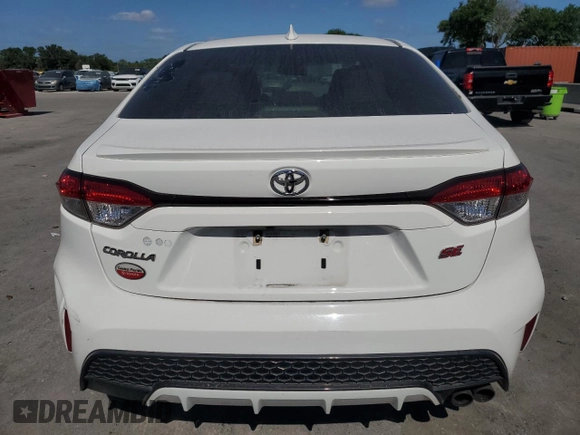 2020 Toyota Corolla SE with VIN JTDS4RCE7LJ031088, listed as a Copart auction lot 55450795 with 148,455 mi miles and Clean Title. Bid and sale history available at DreamBid. Image 6.