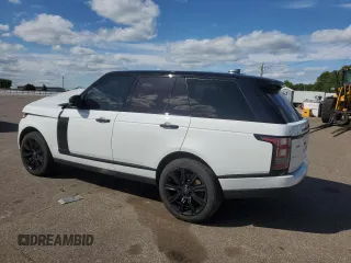2017 Land Rover Range Rover HSE with VIN SALGS2FV8HA325212, listed as a Copart auction lot 57654425 with 98,009 mi miles and Salvage title. Bid and sale history available at DreamBid. Image 2.