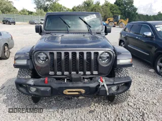 2021 Jeep Gladiator Rubicon with VIN 1C6JJTBG3ML602478, listed as a Copart auction lot 58138705 with 76,759 mi miles and Salvage title. Bid and sale history available at DreamBid. Image 5.