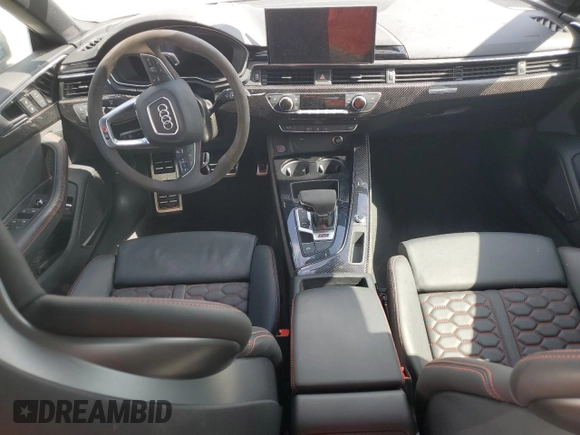 2022 Audi RS 5 Sportback z VIN WUAAWCF57NA901250, wystawiony jako Copart lot #77305584 z przebiegiem Nie podano mil oraz Nie do naprawy. Historia ofert i sprzedaży dostępna na DreamBid. Obrazek 8.