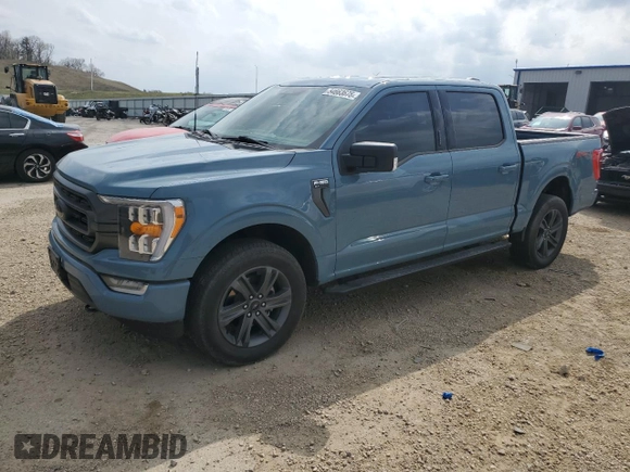 2023 Ford F-150 XL with VIN 1FTEW1EP8PKD17779, listed as a Copart auction lot 54663675 with 47,930 mi miles and Clean Title. Bid and sale history available at carsss.com. Image 1.