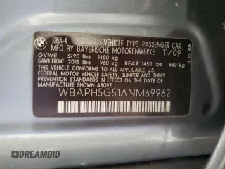 2010 BMW 3 Series 328i z VIN WBAPH5G51ANM69962, wystawiony jako Copart lot #54676555 z przebiegiem 173 498 mil mil oraz Czysty tytuł • Clean title. Historia ofert i sprzedaży dostępna na DreamBid. Obrazek 12.