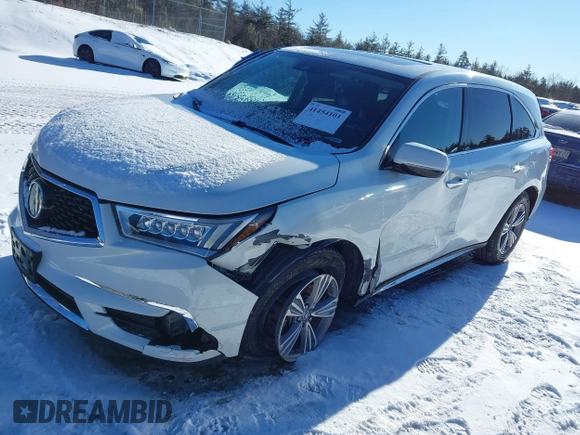 2020 Acura MDX with VIN 5J8YD4H34LL009382, listed as a IAAI auction lot 41454101 with 49,951 mi miles. Bid and sale history available at carsss.com. Image 18.