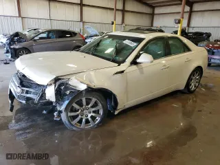 2008 Cadillac CTS RWD w/1SB with VIN 1G6DP57V380109773, listed as a Copart auction lot 51248665 with 153,495 mi miles and Salvage Title. Bid and sale history available at carsss.com. Image 1.