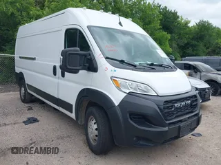 2023 Ram ProMaster Cargo with VIN 3C6LRVDG5PE563688, listed as a IAAI auction lot 42129104 with 36,610 mi miles. Bid and sale history available at carsss.com. Image 1.