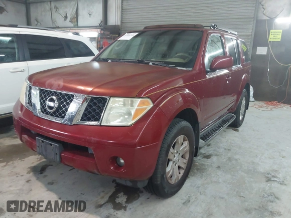 2005 Nissan Pathfinder SE с VIN 5N1AR18W05C747351, выставлен на аукционе IAAI как лот 42384548 с пробегом 138 122 миль миль и . История ставок и продаж доступна на DreamBid. Изображение 2.