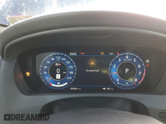 2019 Jaguar F-Pace SVR with VIN SADCZ2EEXKA606569, listed as a Copart auction lot 81816513 with 33,532 mi miles and . Bid and sale history available at DreamBid. Image 9.