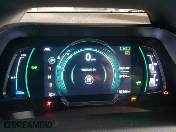 2021 Hyundai Ioniq SE with VIN KMHC75LC0MU260811, listed as a Copart auction lot 82023644 with 83,366 mi miles and Salvage Title. Bid and sale history available at DreamBid. Image 9.