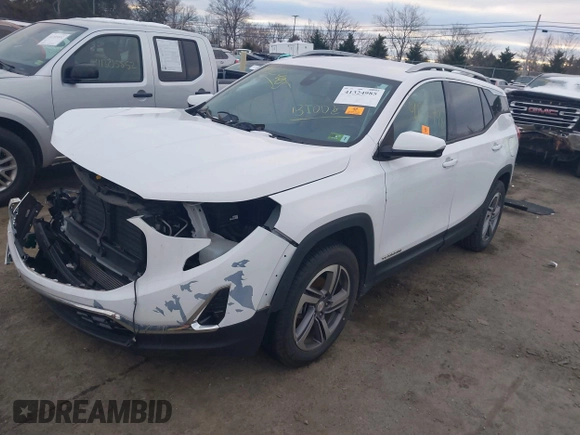 2018 GMC Terrain SLT with VIN 3GKALPEV5JL243739, listed as a IAAI auction lot 41324985 with 91,196 mi miles. Bid and sale history available at carsss.com. Image 18.