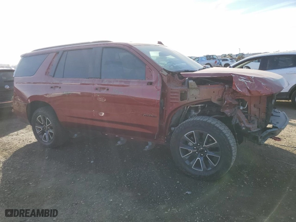 2021 Chevrolet Tahoe Z71 with VIN 1GNSKPKD9MR147082, listed as a Copart auction lot 87440514 with 52,667 mi miles and Salvage Title. Bid and sale history available at carsss.com. Image 4.