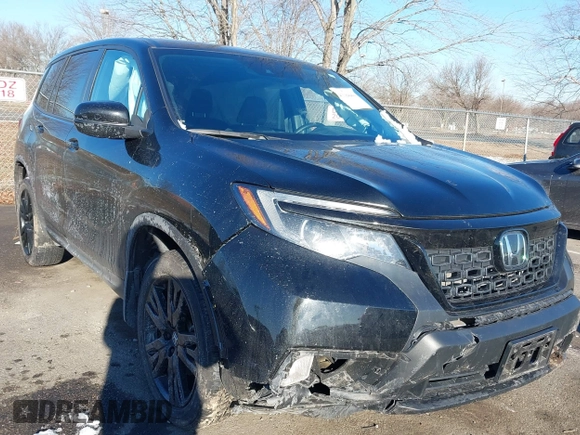 2021 Honda Passport Sport with VIN 5FNYF8H25MB030432, listed as a IAAI auction lot 41184469 with 44,315 mi miles and . Bid and sale history available at DreamBid. Image 1.
