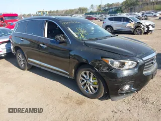2015 Infiniti QX60 with VIN 5N1AL0MM0FC546745, listed as a IAAI auction lot 42097316 with 181,814 mi miles. Bid and sale history available at carsss.com. Image 1.
