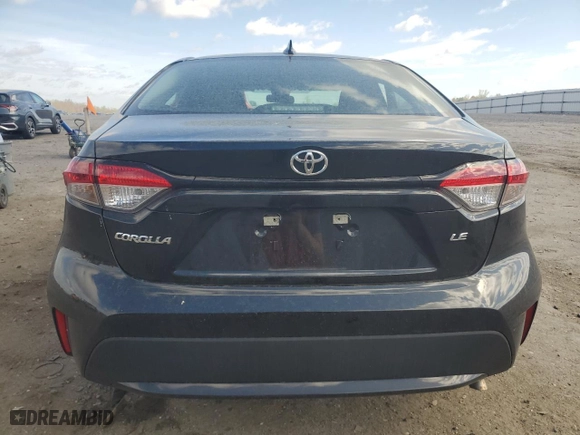 2022 Toyota Corolla LE with VIN 5YFEPMAE9NP380309, listed as a Copart auction lot 51292385 with 18,273 mi miles and Salvage Title. Bid and sale history available at carsss.com. Image 6.