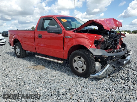 2009 Ford F-150 XL with VIN 1FTRF12WX9KC15223, listed as a Copart auction lot 56730825 with Not provided miles and Salvage title. Bid and sale history available at DreamBid. Image 4.