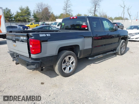 2017 Chevrolet Silverado 1500 Custom with VIN 1GCVKPEC9HZ169517, listed as a IAAI auction lot 41811919 with 215,790 mi miles. Bid and sale history available at carsss.com. Image 4.