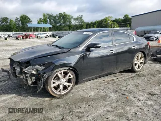 2012 Nissan Maxima SV with VIN 1N4AA5APXCC827555, listed as a Copart auction lot 61351835 with 198,803 mi miles and Salvage title. Bid and sale history available at DreamBid. Image 1.