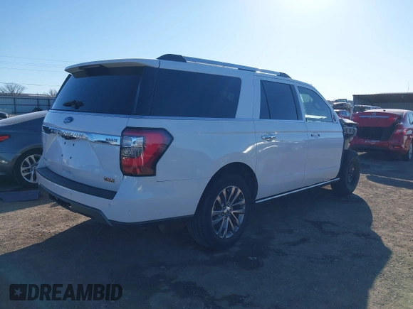 2018 Ford Expedition Max Limited with VIN 1FMJK1KT9JEA47281, listed as a IAAI auction lot 41755085 with 144,309 mi miles and . Bid and sale history available at DreamBid. Image 4.