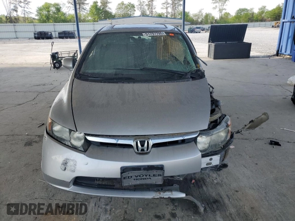 2006 Honda Civic LX with VIN 1HGFA16506L065908, listed as a Copart auction lot 51797795 with 87,456 mi miles and Salvage Title. Bid and sale history available at DreamBid. Image 5.