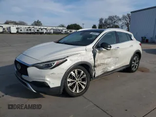 2019 Infiniti QX30 LUXE with VIN SJKCH5CR5KA004777, listed as a Copart auction lot 48588875 with 141,230 mi miles and Salvage Title. Bid and sale history available at carsss.com. Image 1.