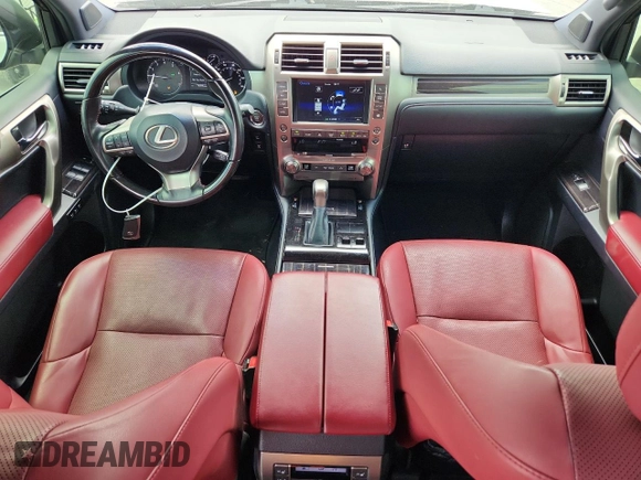 2020 Lexus GX 460 Premium with VIN JTJAM7BX0L5256137, listed as a Copart auction lot 59694325 with 76,386 mi miles and Salvage title. Bid and sale history available at DreamBid. Image 8.