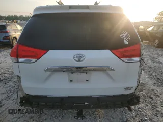 2011 Toyota Sienna XLE with VIN 5TDDK3DC1BS011963, listed as a Copart auction lot 54951565 with 196,868 mi miles and Salvage title. Bid and sale history available at DreamBid. Image 6.