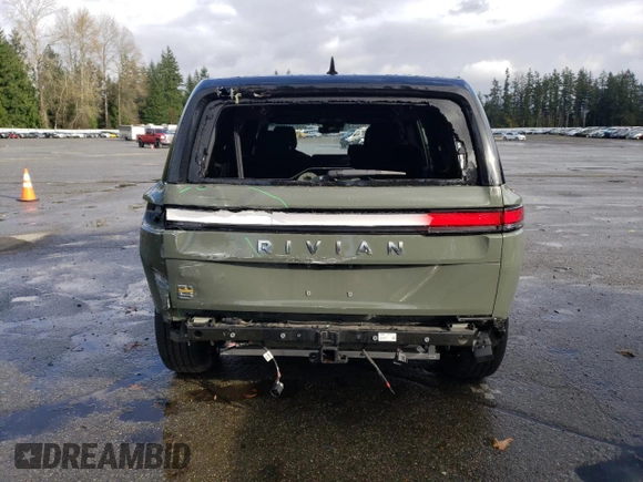 2022 Rivian R1S Launch Edition with VIN 7PDSGABL5NN001035, listed as a Copart auction lot 77188564 with Not Provided miles and Salvage Title. Bid and sale history available at carsss.com. Image 6.