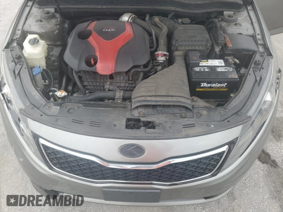 2013 Kia Optima SX with VIN 5XXGR4A62DG116593, listed as a Copart auction lot 59696705 with 120,248 mi miles and Salvage title. Bid and sale history available at DreamBid. Image 11.