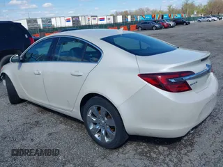 2014 Buick Regal with VIN 2G4GK5EX7E9185183, listed as a IAAI auction lot 41983224 with 164,540 mi miles. Bid and sale history available at carsss.com. Image 3.