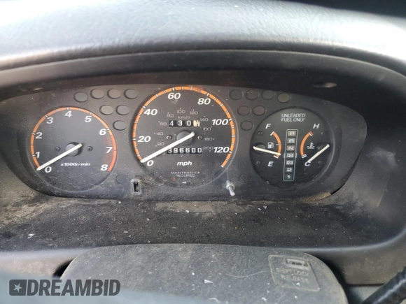 1997 Honda CR-V with VIN JHLRD1852VC072036, listed as a Copart auction lot 75325294 with 39,660 mi miles and Salvage Title. Bid and sale history available at carsss.com. Image 9.