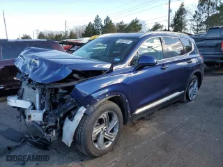 2022 Hyundai Santa Fe SEL with VIN 5NMS2DAJ4NH425830, listed as a Copart auction lot 44642345 with 31,193 mi miles and Salvage Title. Bid and sale history available at carsss.com. Image 1.