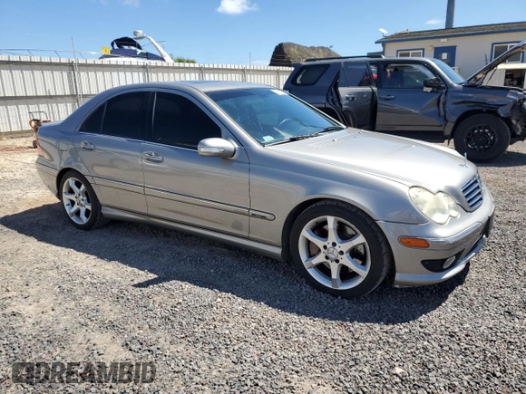 2007 Mercedes-Benz C 230 Sport with VIN WDBRF52HX7A949404, listed as a Copart auction lot 58180275 with 120,495 mi miles and Clean title. Bid and sale history available at DreamBid. Image 4.