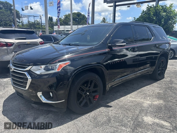 2020 Chevrolet Traverse Premier with VIN 1GNERKKW2LJ102589, listed as a IAAI auction lot 42476683 with 53,465 mi miles and . Bid and sale history available at DreamBid. Image 2.