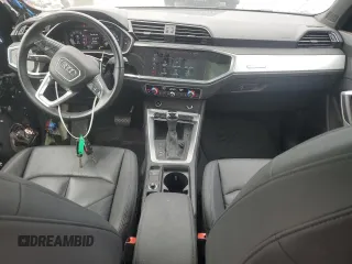 2021 Audi Q3 Premium with VIN WA1AUCF3XM1120717, listed as a Copart auction lot 54928885 with 25,833 mi miles and Salvage title. Bid and sale history available at DreamBid. Image 8.