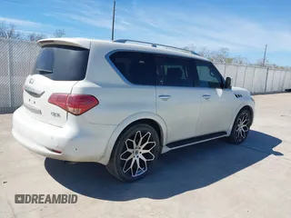 2011 Infiniti QX56 8-passenger z VIN JN8AZ2ND0B9700427, wystawiony jako IAAI lot #41787918 z przebiegiem 163 798 mil mil oraz . Historia ofert i sprzedaży dostępna na DreamBid. Obrazek 4.