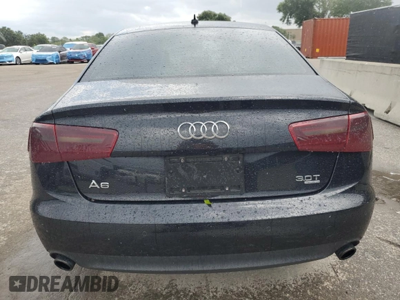 2012 Audi A6 Premium Plus with VIN WAUGGAFC4CN148934, listed as a Copart auction lot 56935325 with 113,050 mi miles and Non repairable. Bid and sale history available at DreamBid. Image 6.