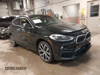 2018 BMW X2 xDrive28i with VIN WBXYJ5C39JEF69748, listed as a IAAI auction lot 41914089 with 93,122 mi miles. Bid and sale history available at carsss.com. Image 1.
