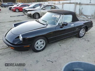 1991 Alfa Romeo Spider z VIN ZARBB32G1M6007546, wystawiony jako Copart lot #79666614 z przebiegiem 72 567 mil mil oraz Tytuł czysty. Historia ofert i sprzedaży dostępna na DreamBid. Obrazek 1.