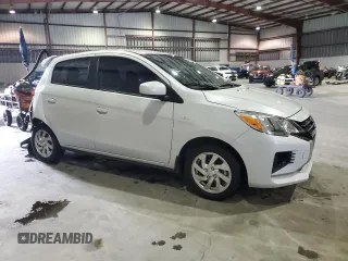 2022 Mitsubishi Mirage ES z VIN ML32AUHJ8NH002634, wystawiony jako Copart lot #56574815 z przebiegiem 15 036 mil mil oraz Nie do naprawy. Historia ofert i sprzedaży dostępna na DreamBid. Obrazek 4.