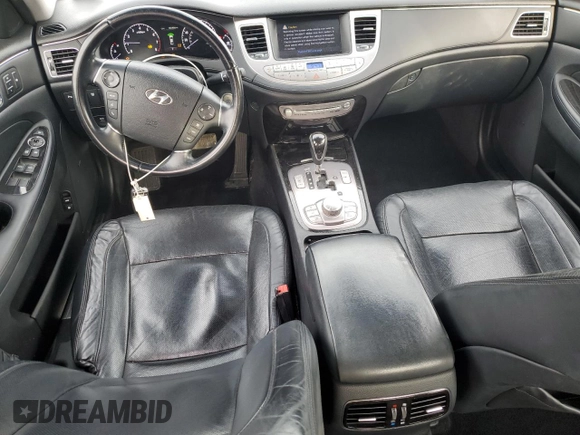 2012 Hyundai Genesis 5.0L R-Spec with VIN KMHGC4DH4CU187894, listed as a Copart auction lot 80225164 with 184,466 mi miles and Salvage Title. Bid and sale history available at carsss.com. Image 8.