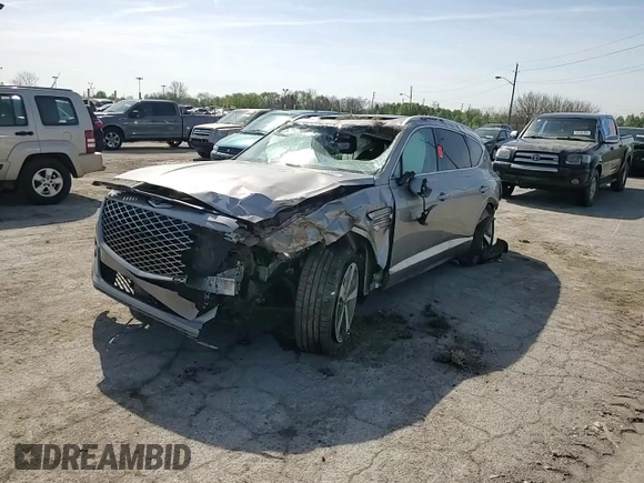 2021 Genesis GV80 with VIN KMUHBDSB0MU034504, listed as a Copart auction lot 54057885 with Not provided miles and Non repairable. Bid and sale history available at DreamBid. Image 15.