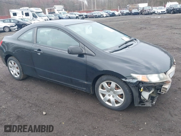 2010 Honda Civic Cpe LX with VIN 2HGFG1B65AH506256, listed as a IAAI auction lot 41942862 with 142,683 mi miles. Bid and sale history available at carsss.com. Image 1.