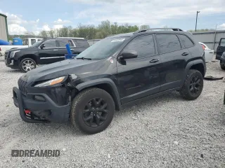 2016 Jeep Cherokee Trailhawk with VIN 1C4PJMBB8GW203534, listed as a Copart auction lot 54403945 with 168,080 mi miles and Salvage title. Bid and sale history available at DreamBid. Image 1.