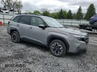 2025 Subaru Forester Premium with VIN JF2SLDBCXSH424743, listed as a Copart auction lot 56463185 with 12,520 mi miles and Salvage title. Bid and sale history available at DreamBid. Image 4.